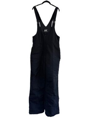 Vintage Helly Hansen Black Ski Jumpsuit Outdoor Sports Winter